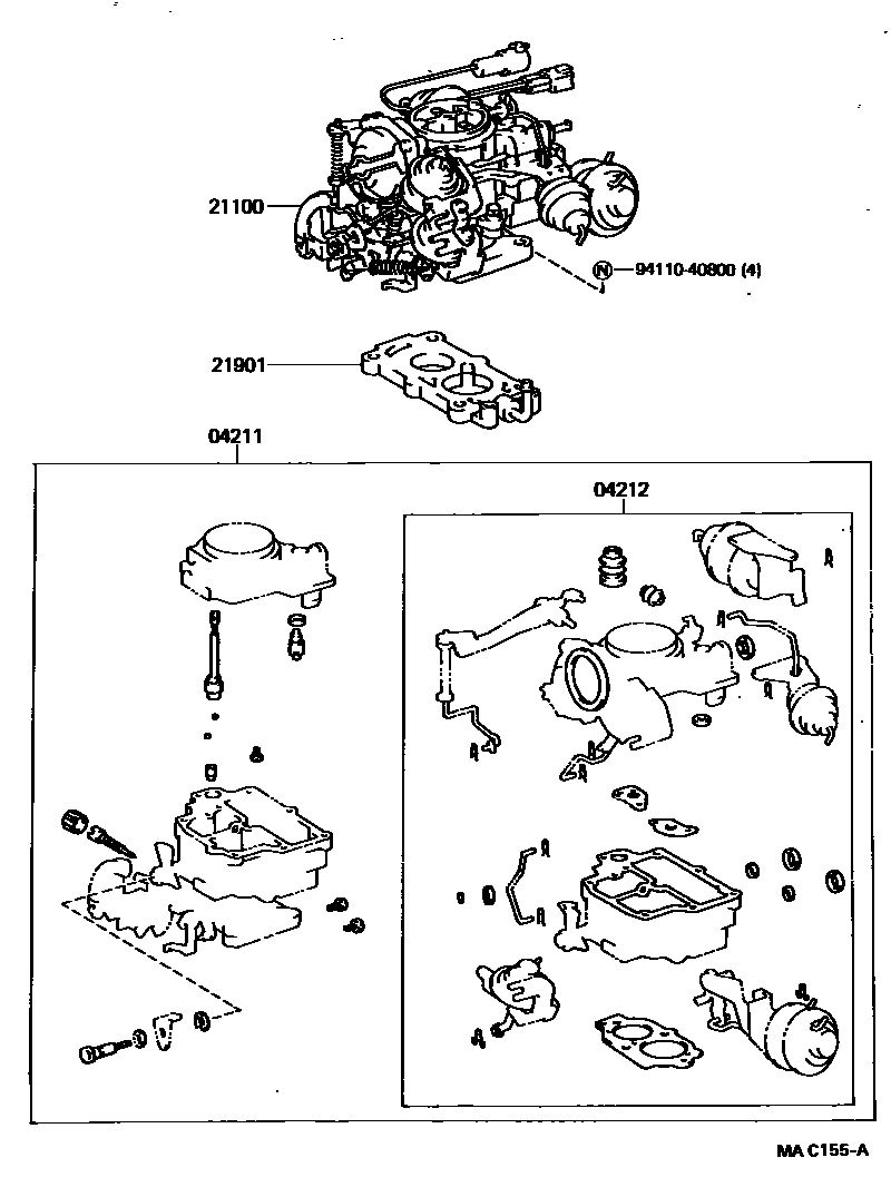 2102 — CARBURETOR ASSEMBLY