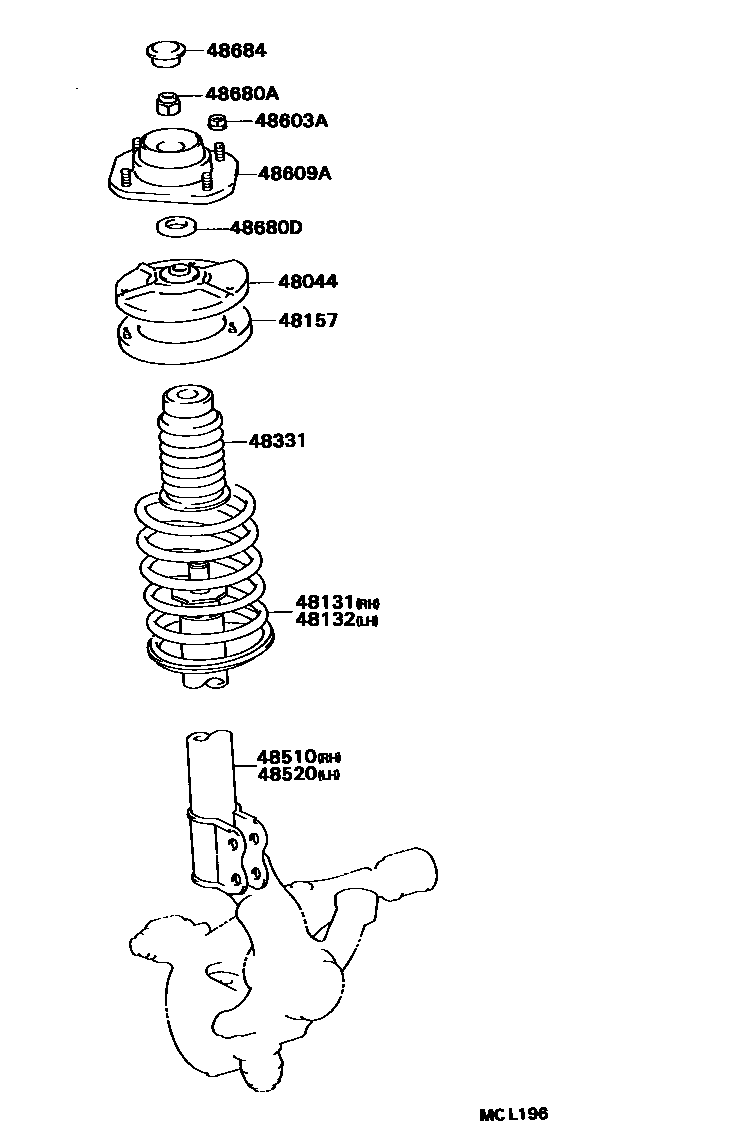 4803 — FRONT SPRING & SHOCK ABSORBER
