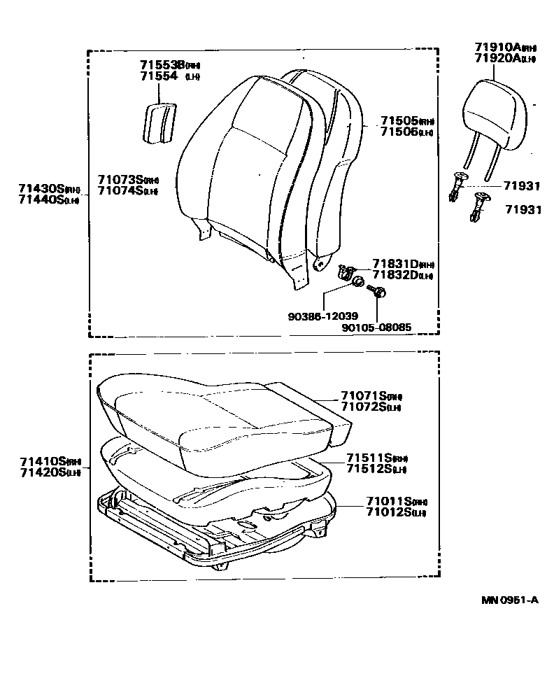 7101 — FRONT SEAT & SEAT TRACK