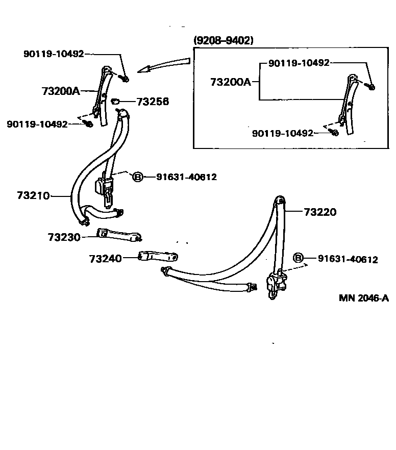 7104 — SEAT BELT & CHILD RESTRAINT SEAT