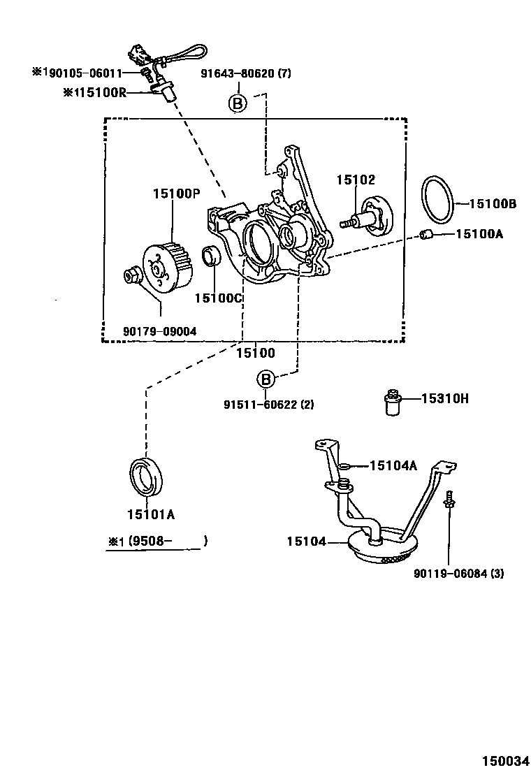 1501 — ENGINE OIL PUMP