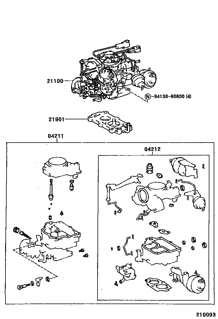 2102 — CARBURETOR ASSEMBLY