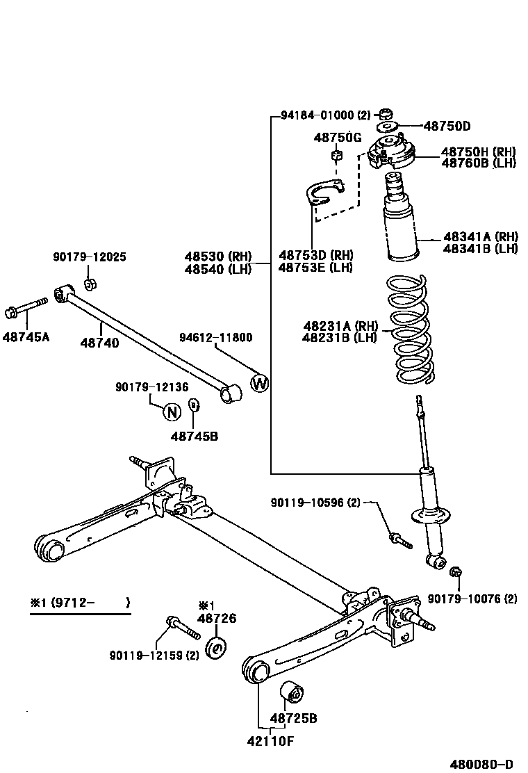 4804 — REAR SPRING & SHOCK ABSORBER