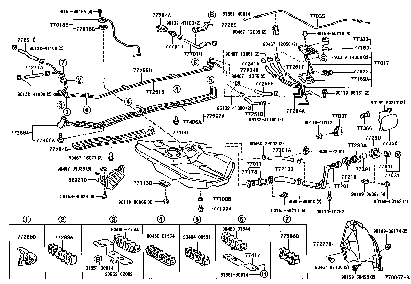 7701 — FUEL TANK & TUBE
