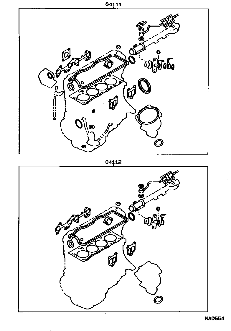 1103 — ENGINE OVERHAUL GASKET KIT