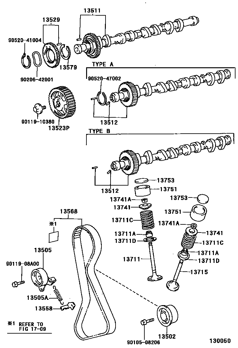 1302 — CAMSHAFT & VALVE