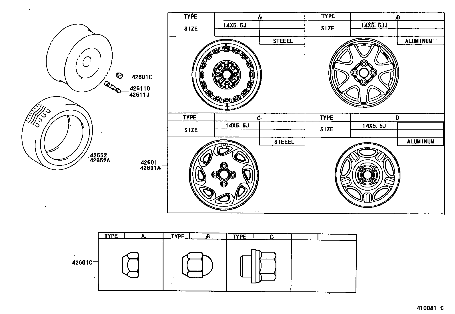 4103 — DISC WHEEL & WHEEL CAP