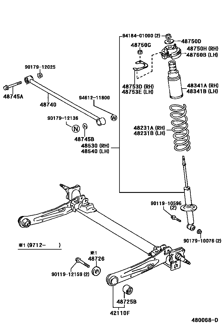 4804 — REAR SPRING & SHOCK ABSORBER
