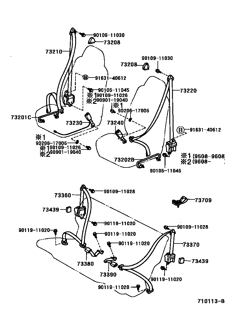7104 — SEAT BELT & CHILD RESTRAINT SEAT