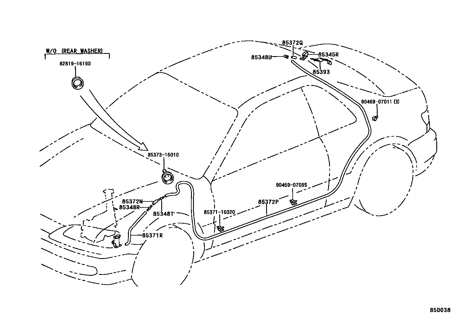 8504 — REAR WASHER