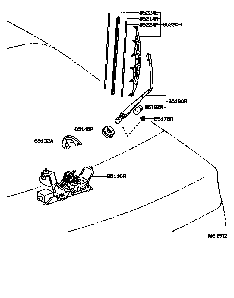 8502 — REAR WIPER