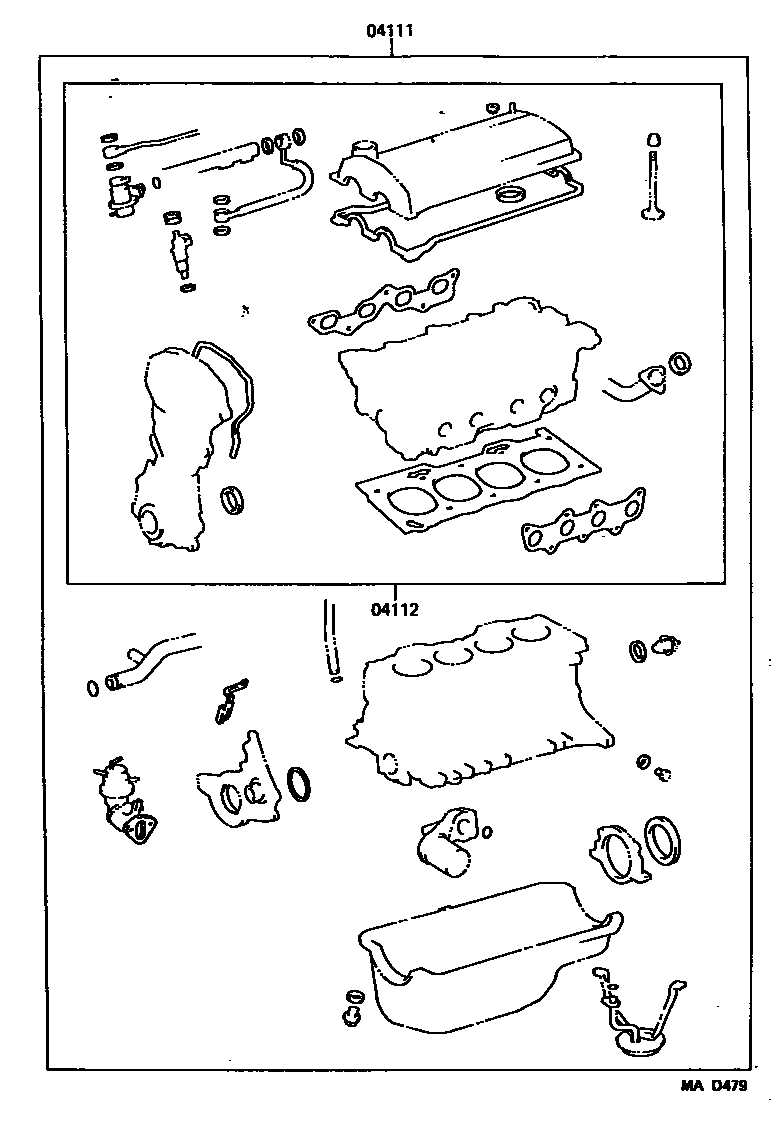 1103 — ENGINE OVERHAUL GASKET KIT