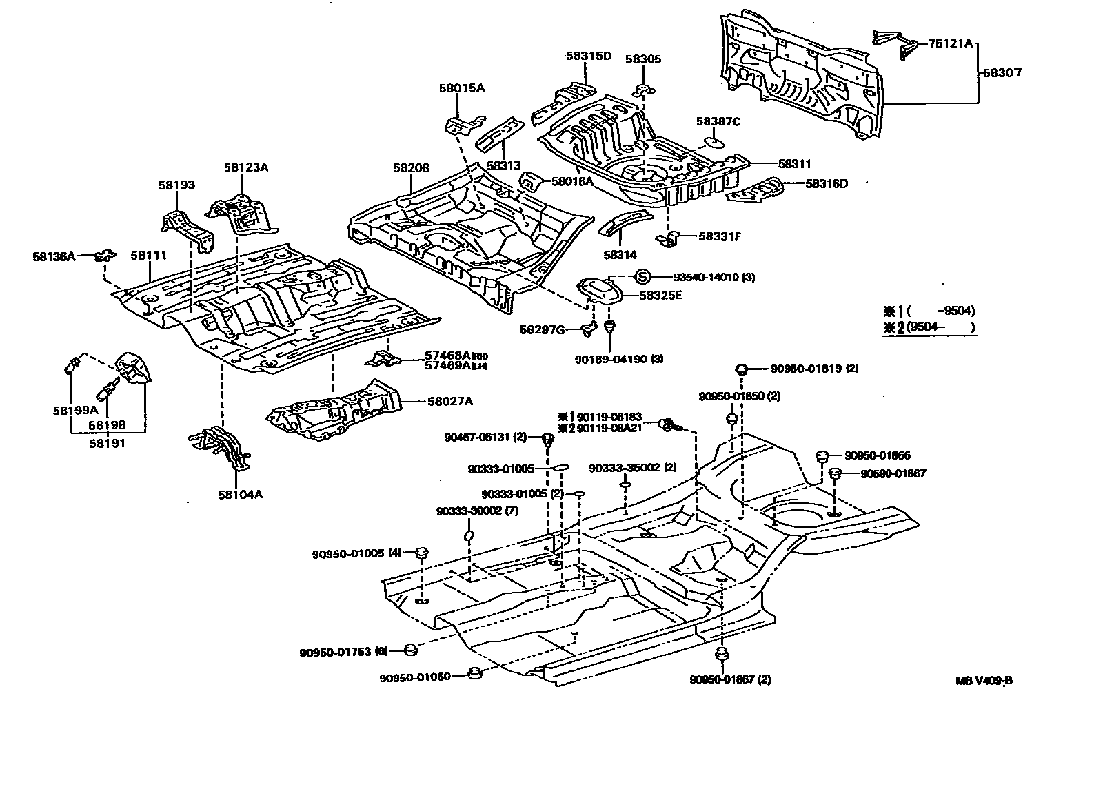 5801 — FLOOR PAN & LOWER BACK PANEL