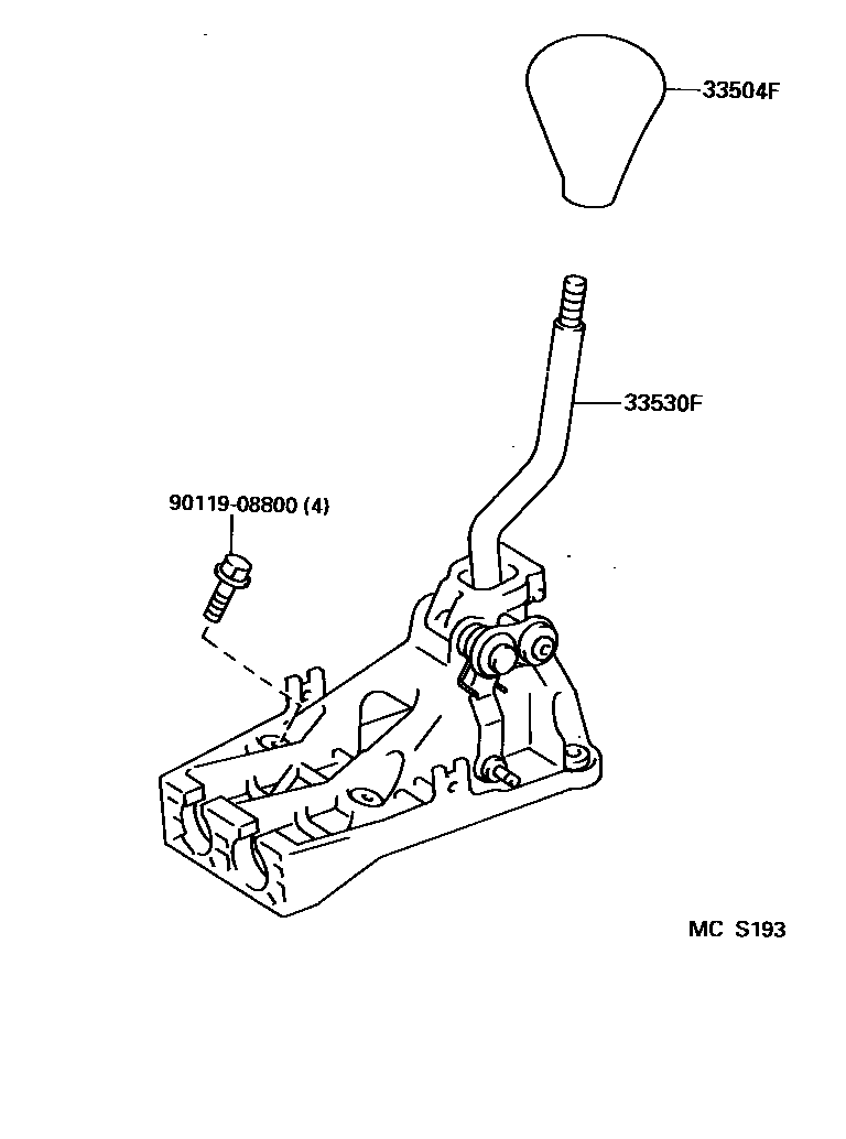 3312 — SHIFT LEVER & RETAINER