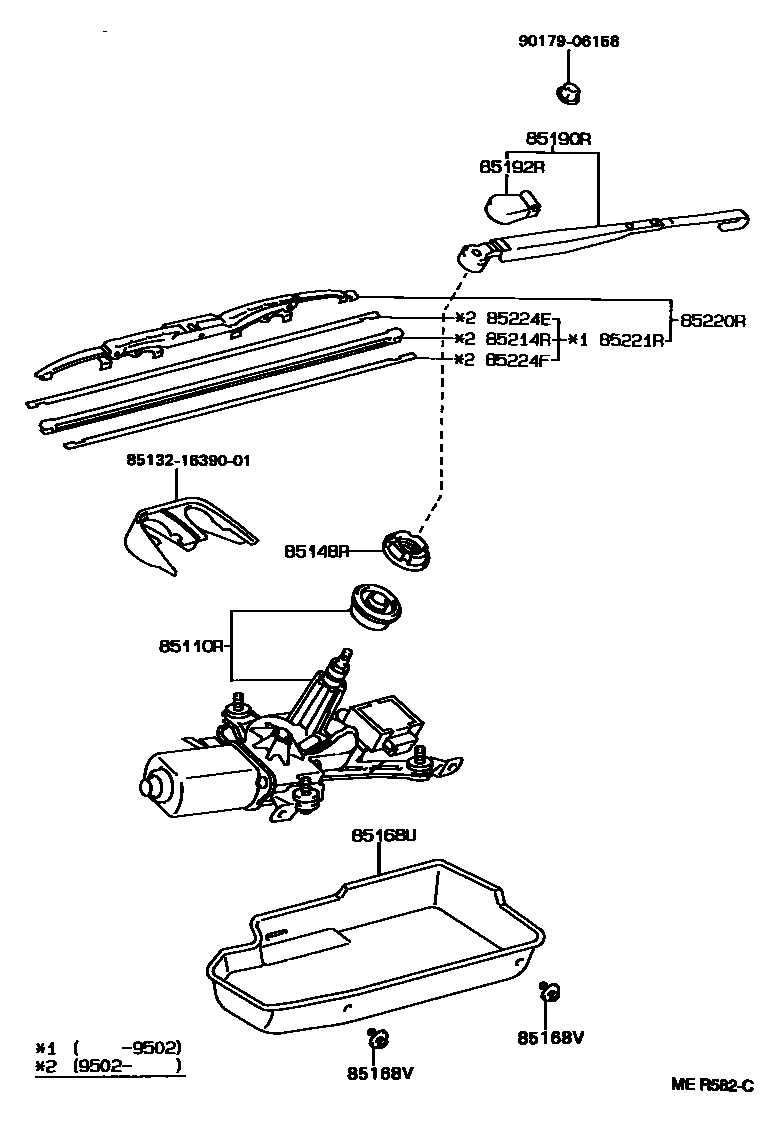 8502 — REAR WIPER