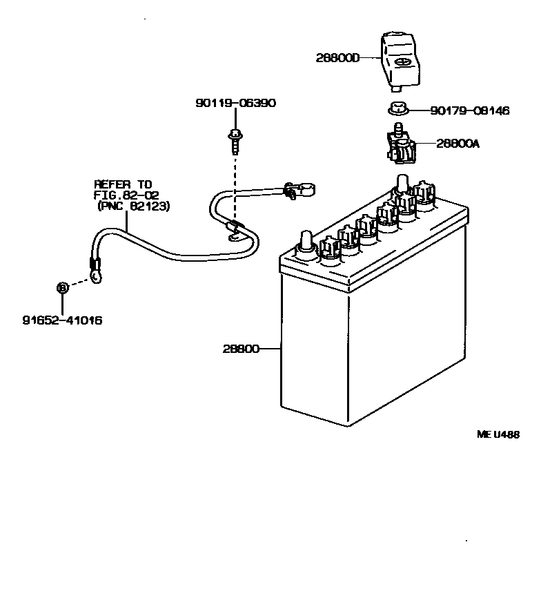 8201 — BATTERY & BATTERY CABLE