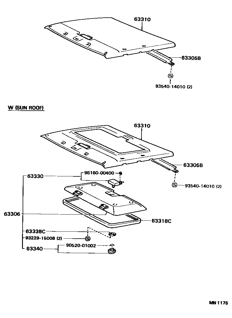 6402 — ROOF HEADLINING & SILENCER PAD