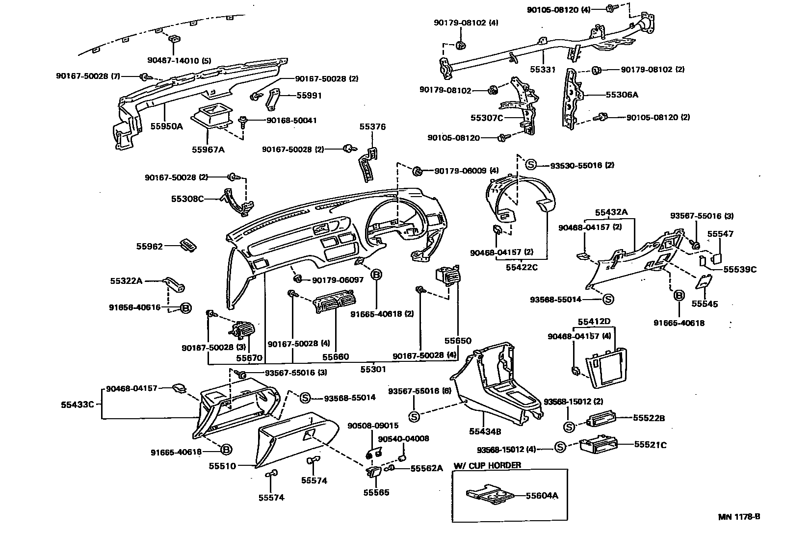 5501 — INSTRUMENT PANEL & GLOVE COMPARTMENT