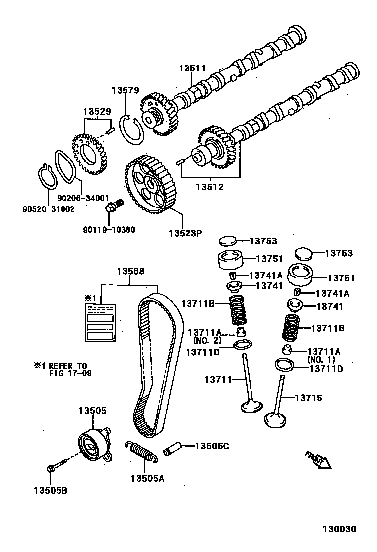 1302 — CAMSHAFT & VALVE