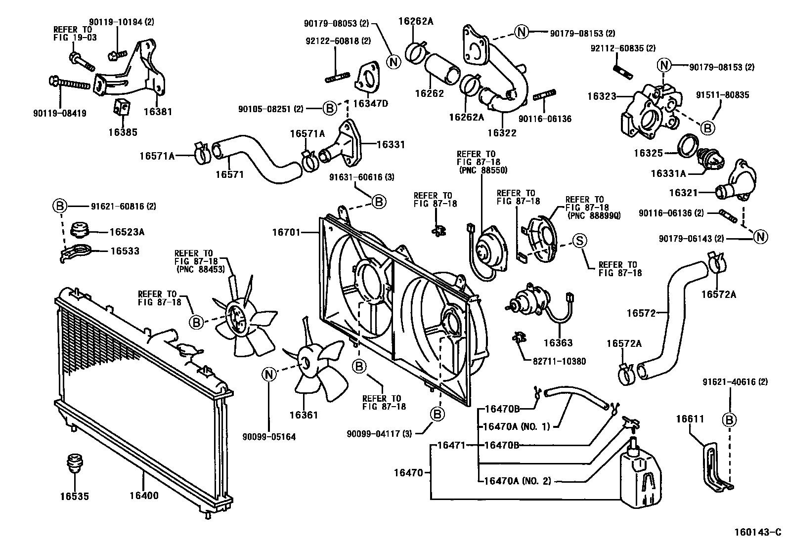 1603 — RADIATOR & WATER OUTLET