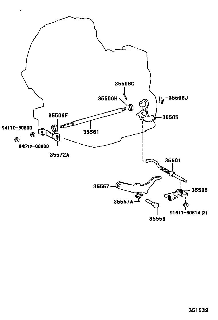 3513 — THROTTLE LINK & VALVE LEVER (ATM)