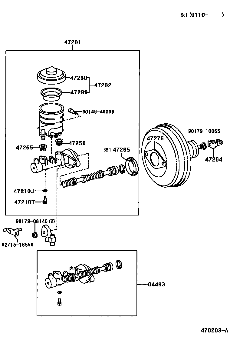 4702 — BRAKE MASTER CYLINDER