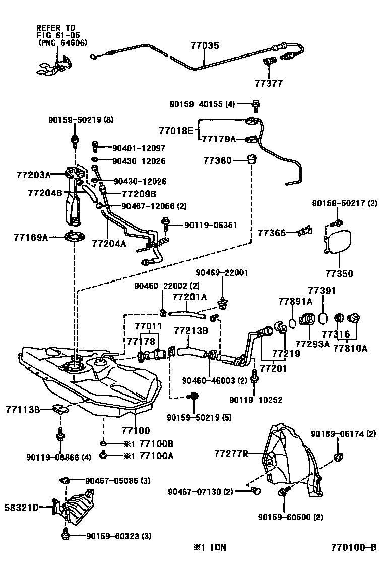 7701 — FUEL TANK & TUBE