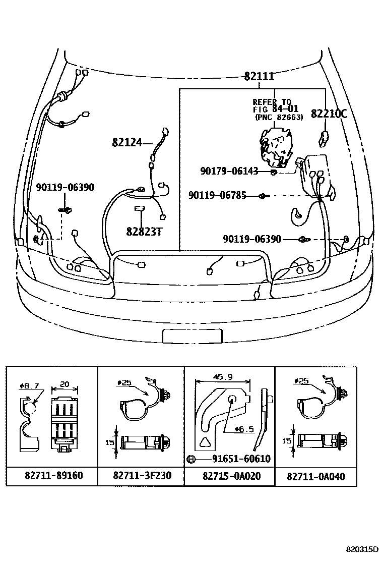 8202 — WIRING & CLAMP