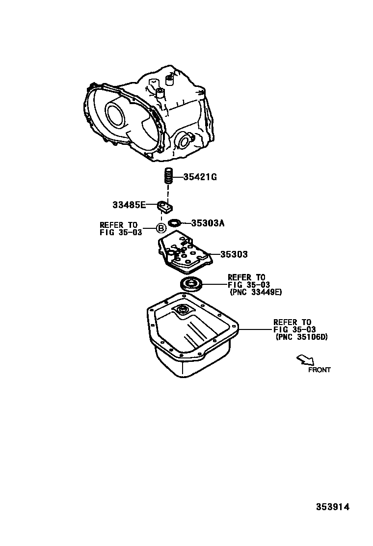 3512 — VALVE BODY & OIL STRAINER (ATM)