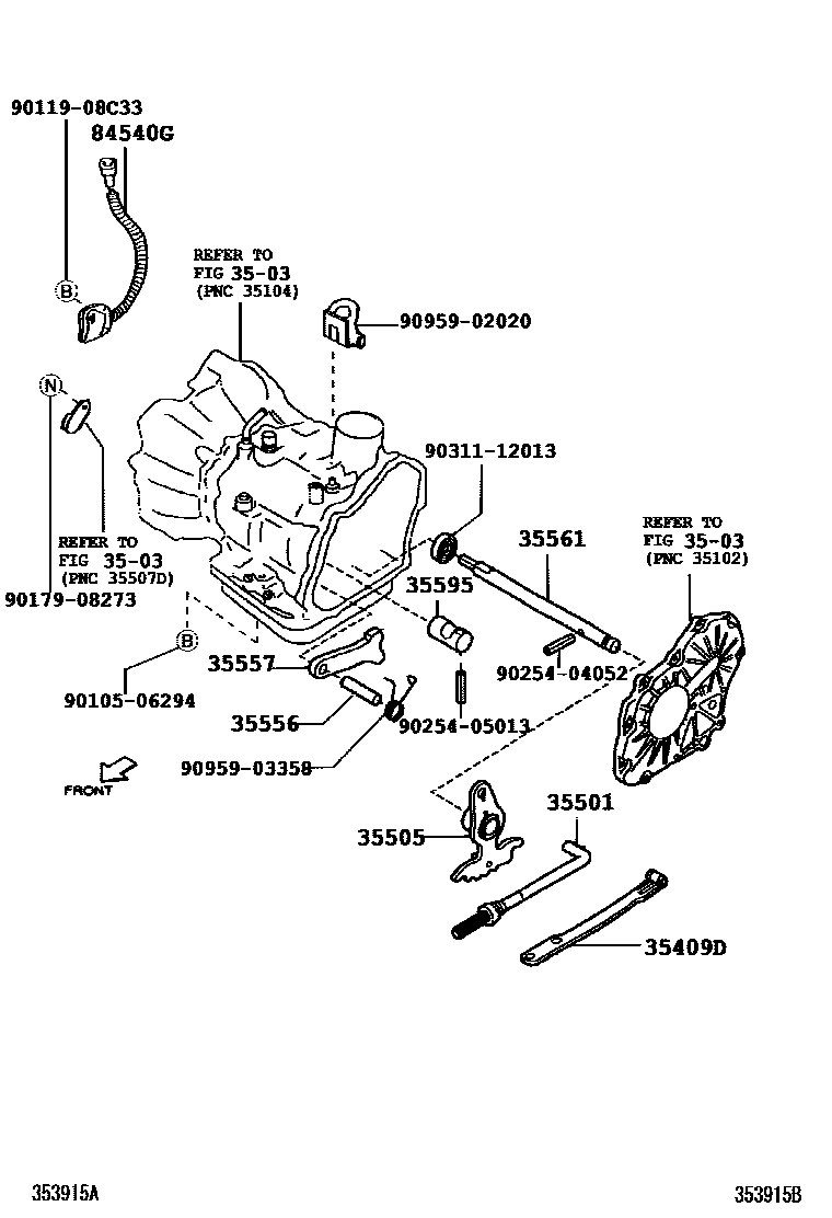 3513 — THROTTLE LINK & VALVE LEVER (ATM)