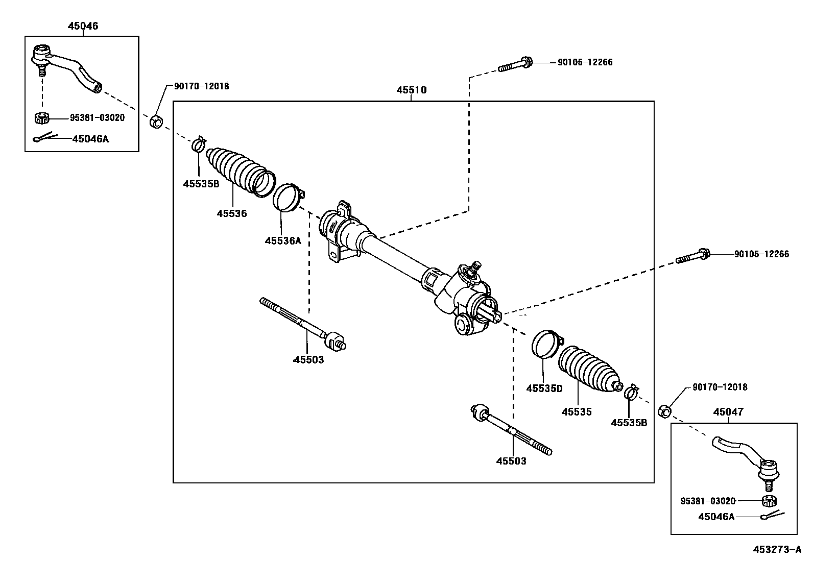 4505 — FRONT STEERING GEAR & LINK
