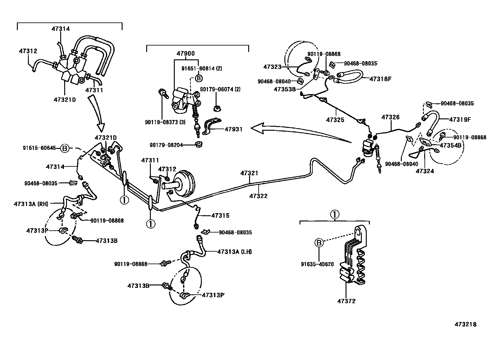 4708 — BRAKE TUBE & CLAMP