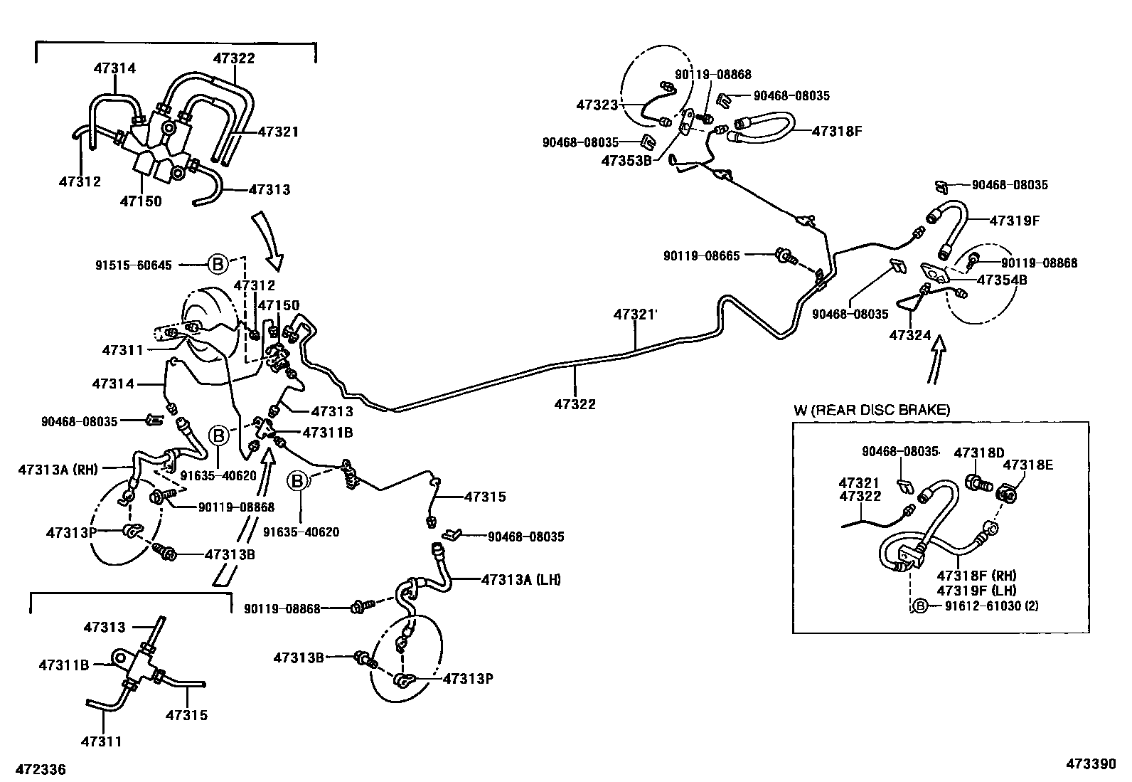 4708 — BRAKE TUBE & CLAMP