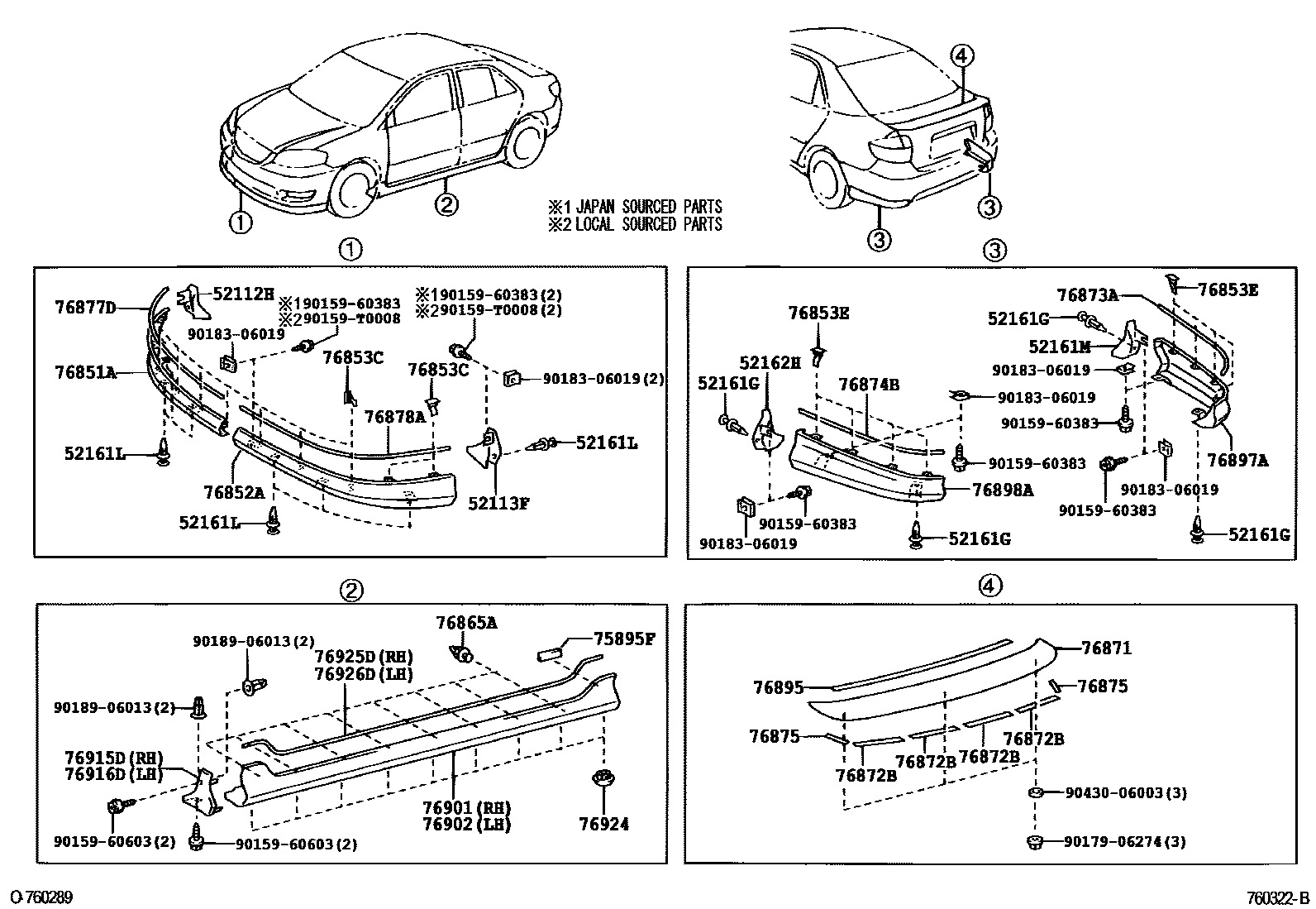 7601 — MUDGUARD & SPOILER