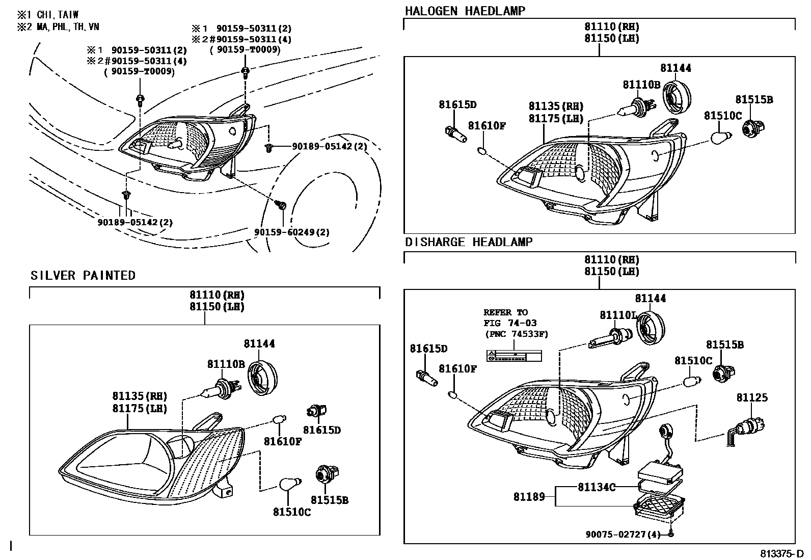 8101 — HEADLAMP