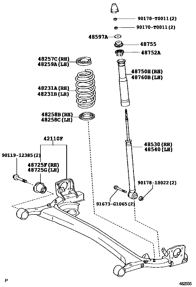 4804 — REAR SPRING & SHOCK ABSORBER