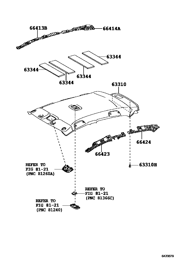 6402 — ROOF HEADLINING & SILENCER PAD