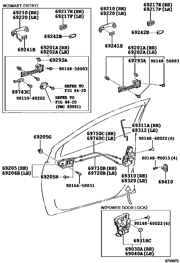 6703 — FRONT DOOR LOCK & HANDLE