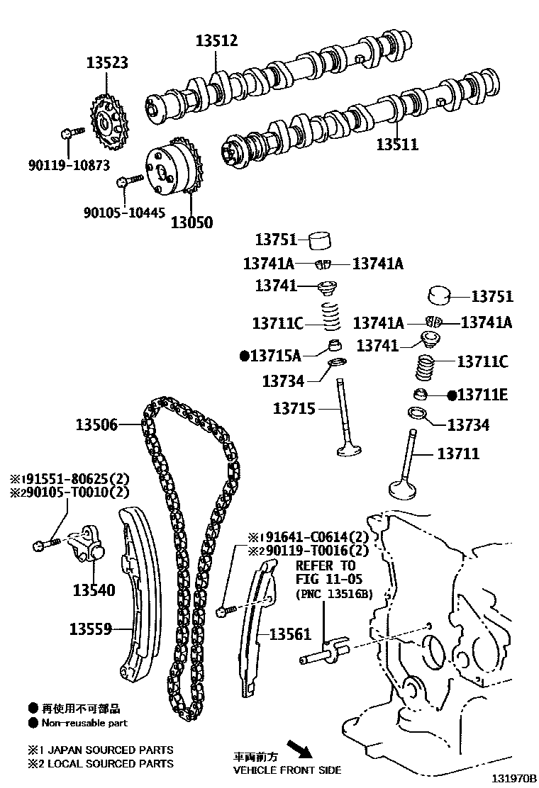 1302 — CAMSHAFT & VALVE