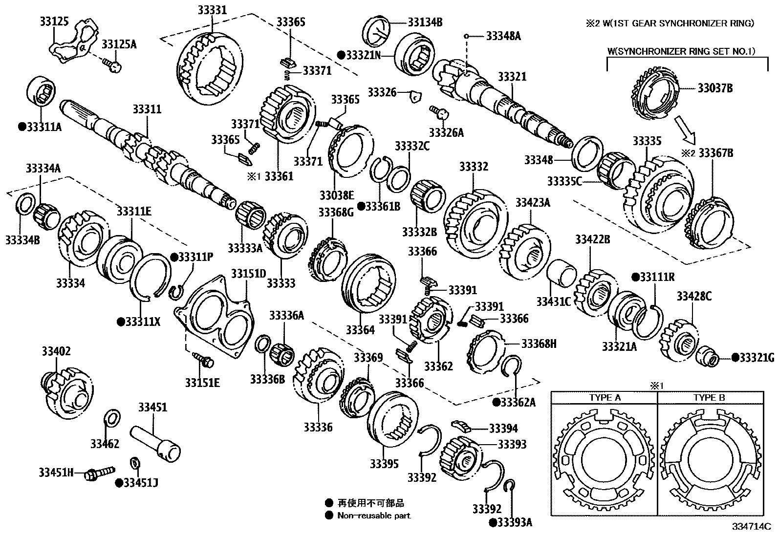 3305 — TRANSMISSION GEAR (MTM)