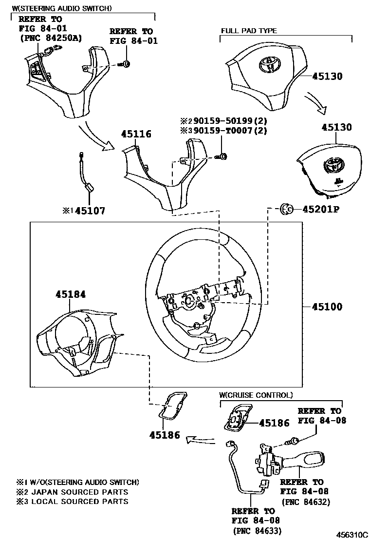 4504 — STEERING WHEEL