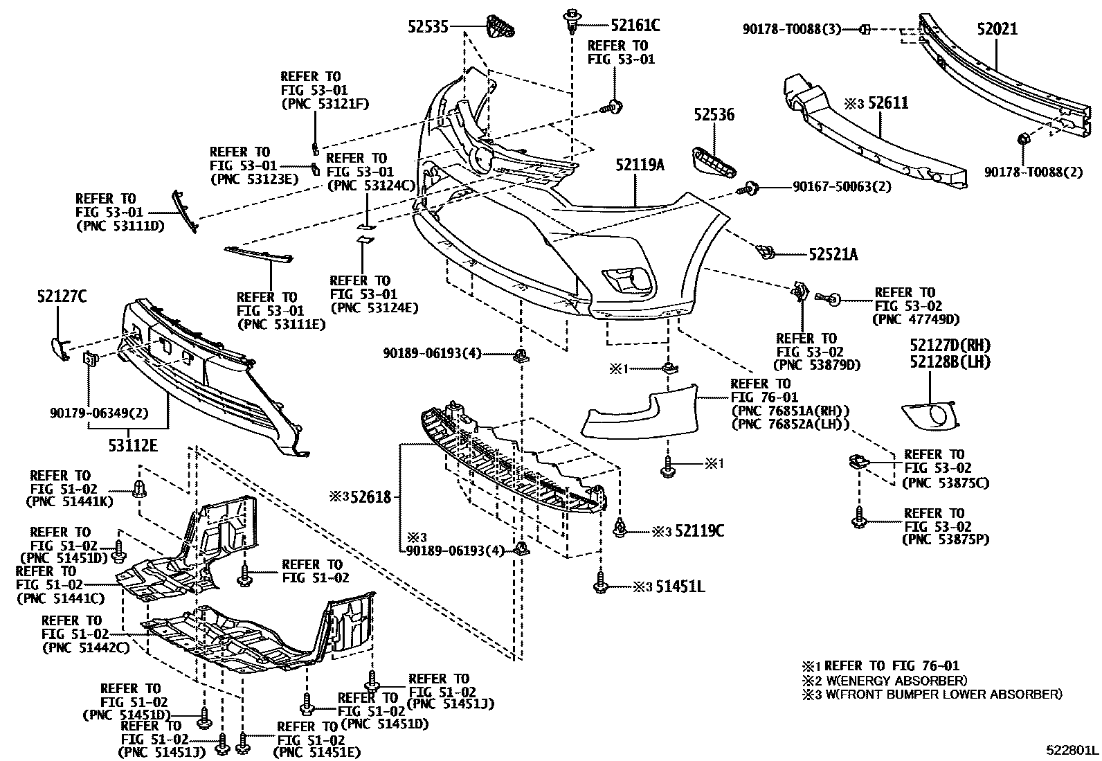 5201 — FRONT BUMPER & BUMPER STAY