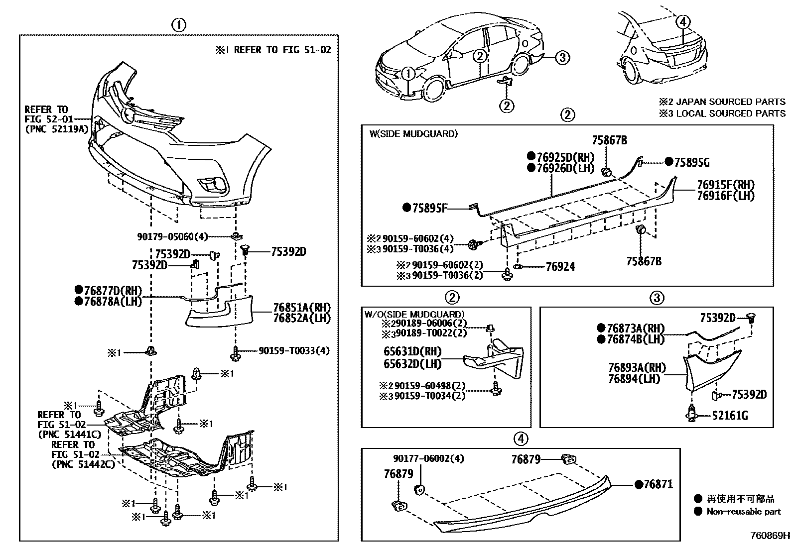 7601 — MUDGUARD & SPOILER
