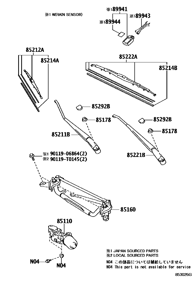 8501 — WINDSHIELD WIPER