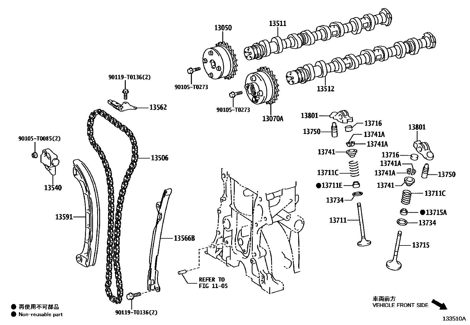 1302 — CAMSHAFT & VALVE