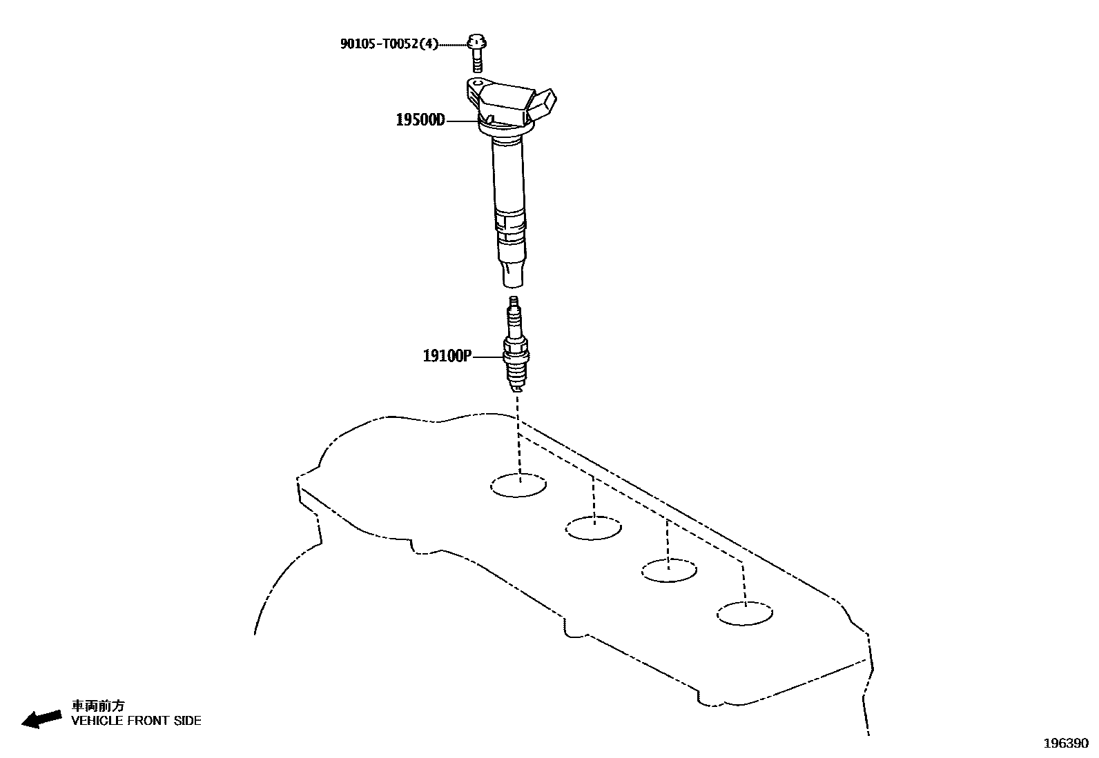1901 — IGNITION COIL & SPARK PLUG / GLOW PLUG