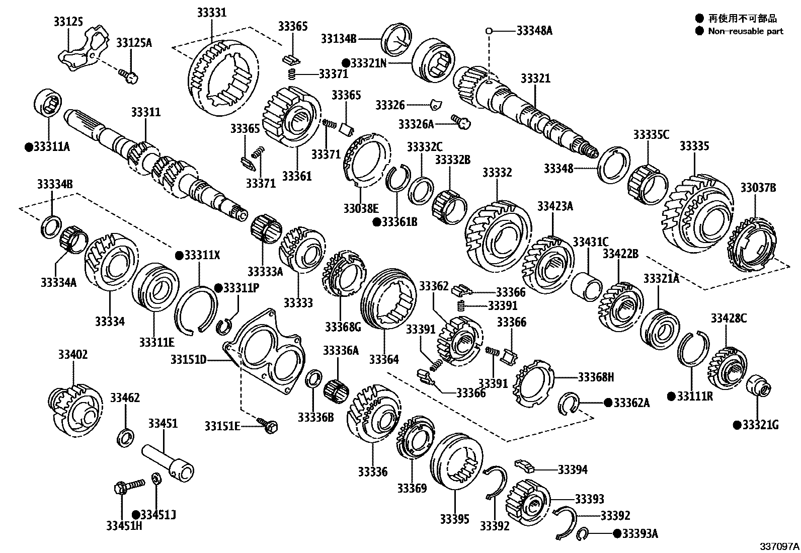 3305 — TRANSMISSION GEAR (MTM)