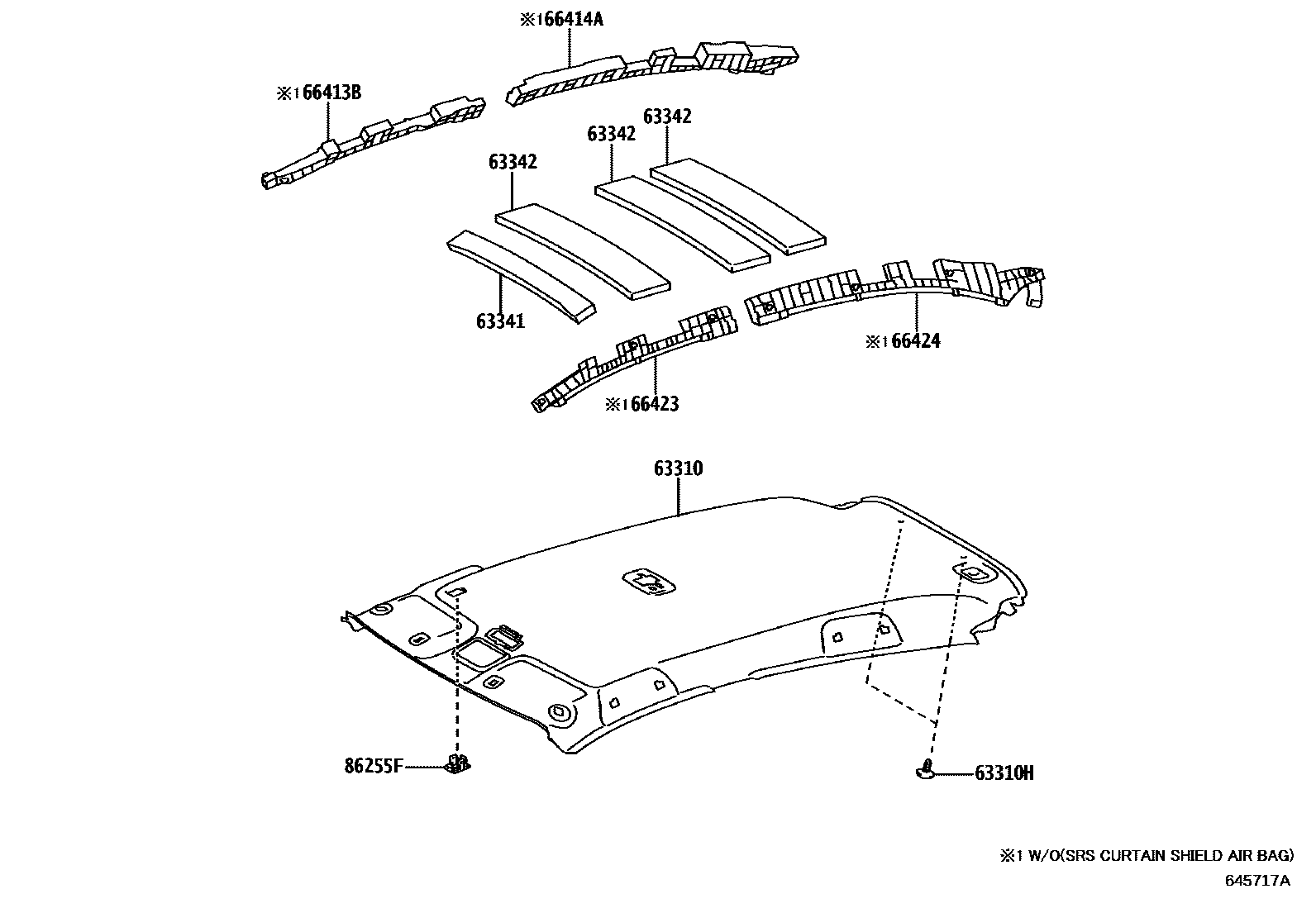 6402 — ROOF HEADLINING & SILENCER PAD