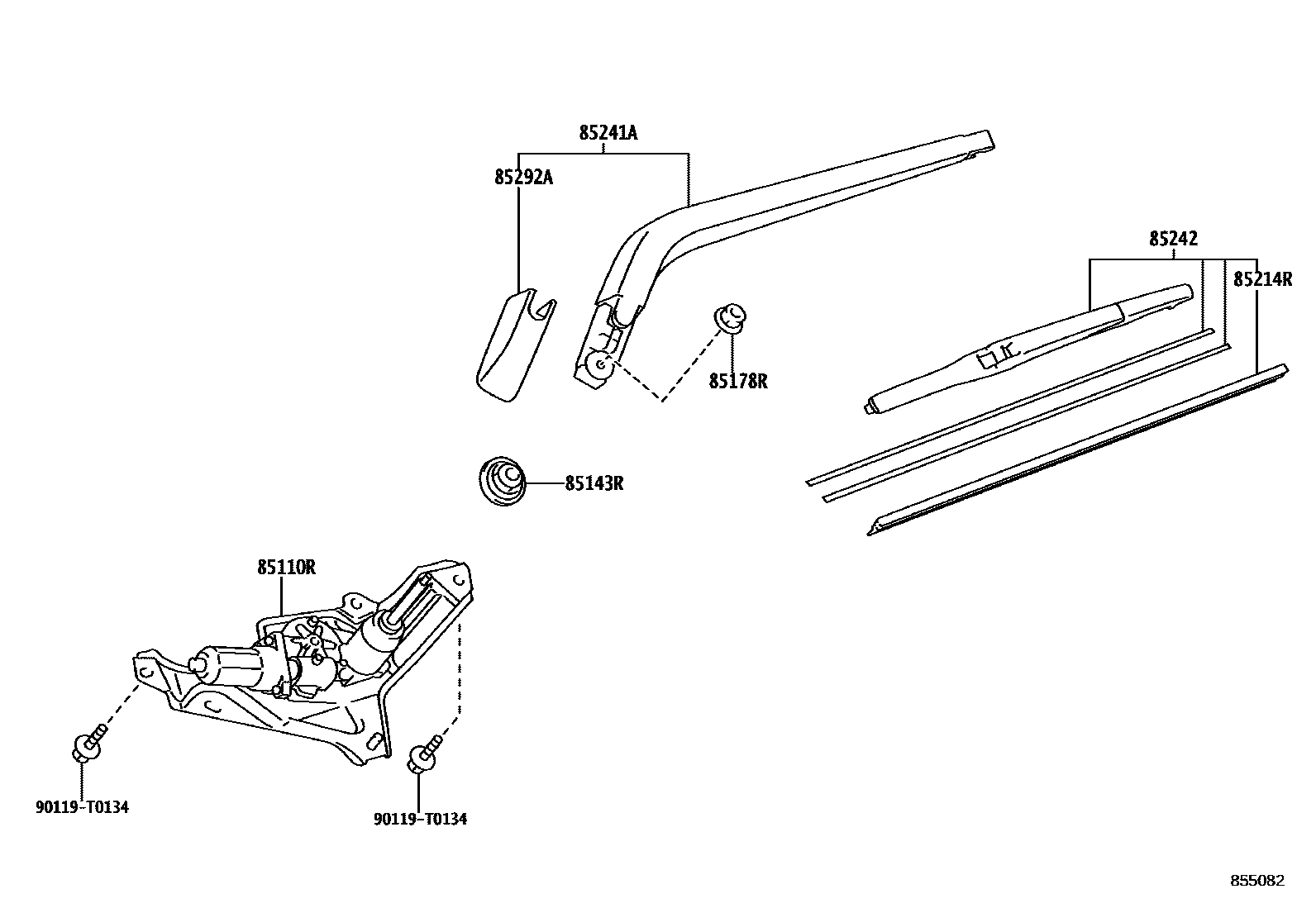 8502 — REAR WIPER