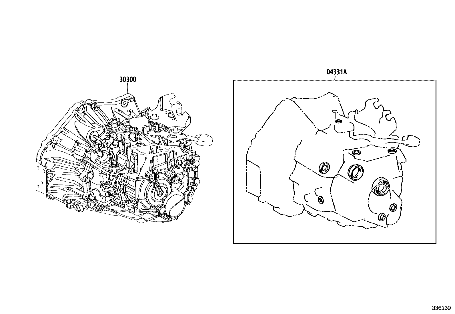 3301 — TRANSAXLE OR TRANSMISSION ASSY & GASKET KIT (MTM)